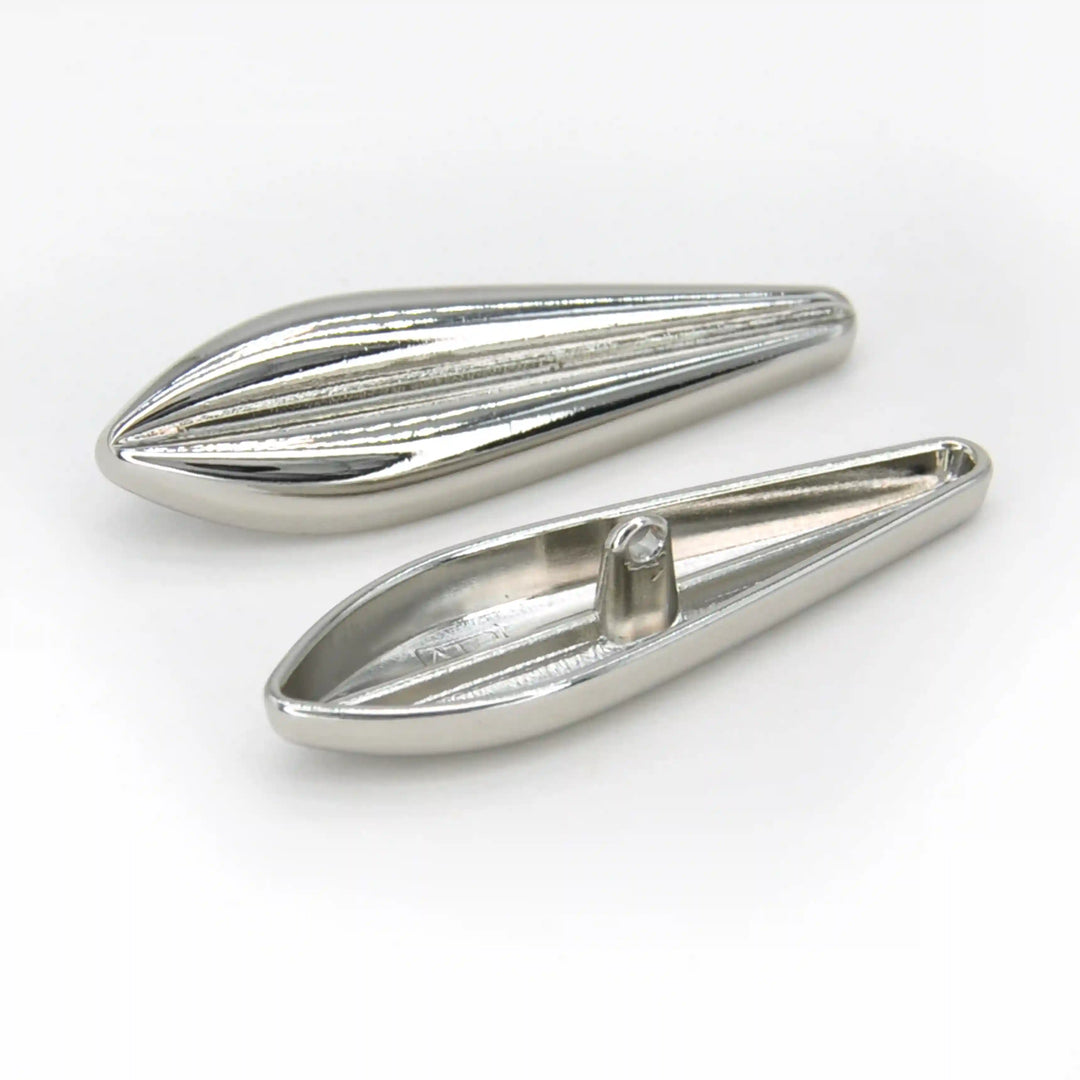 Metallic Teardrop Metal Button | 50mm & 24mm