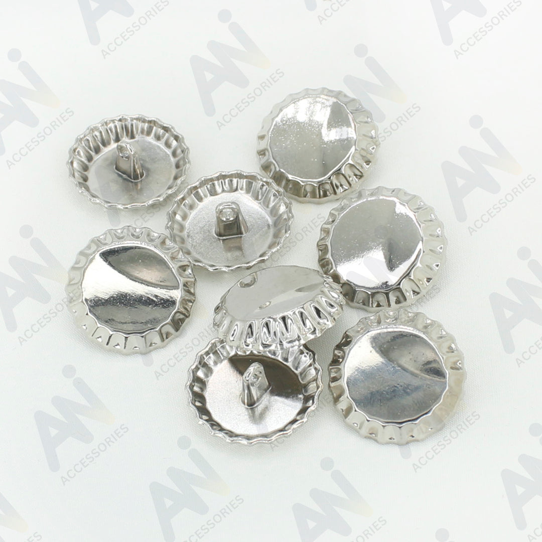 Decorative Metal Sewing Buttons for Craft Projects