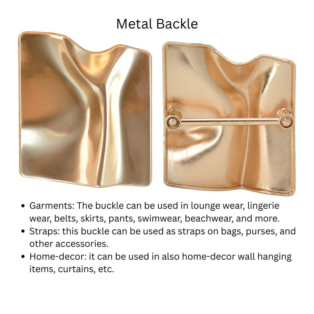 Wavy Golden Buckle