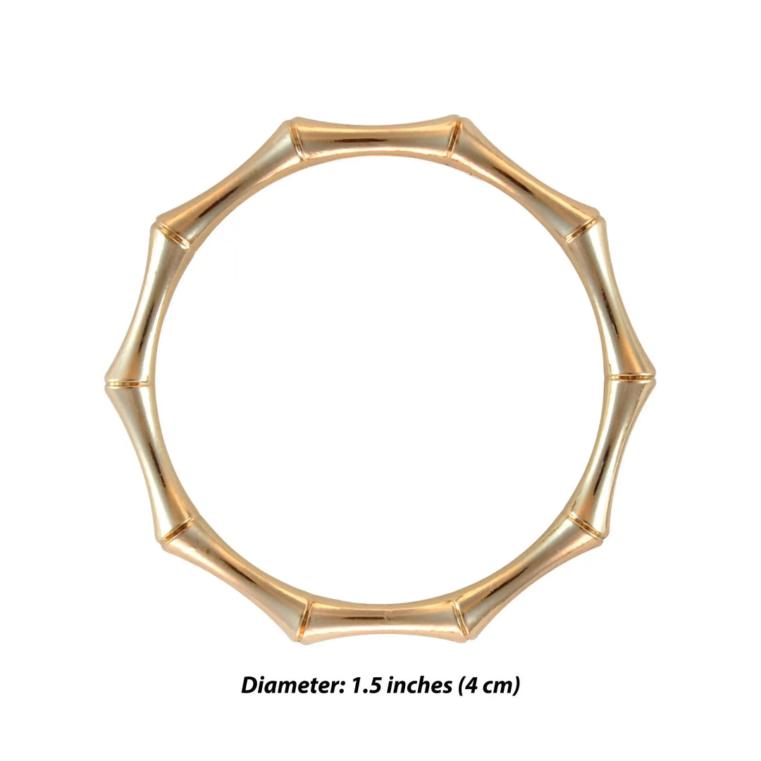 Bamboo Style Circular Buckle
