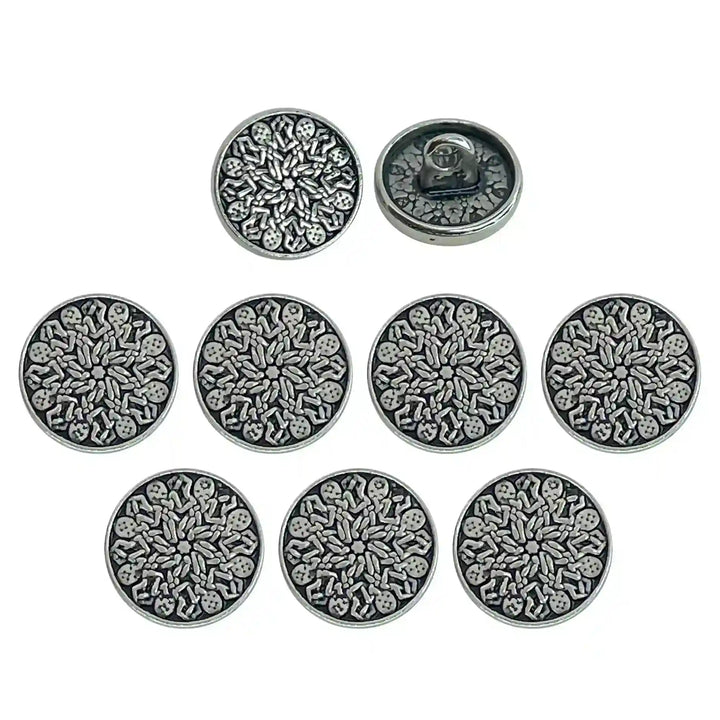 Mandala Pattern Design Buttons