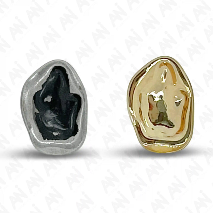 Irregular Shape Shirt Metal Buttons | 10mm(22L)