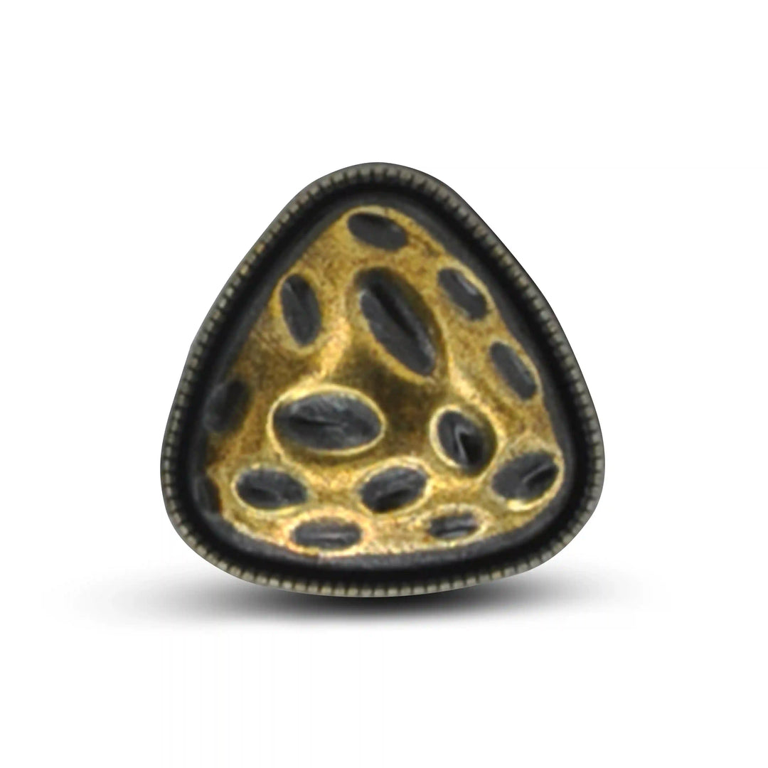 Round Triangle Hammered12mm Shirt Buttons
