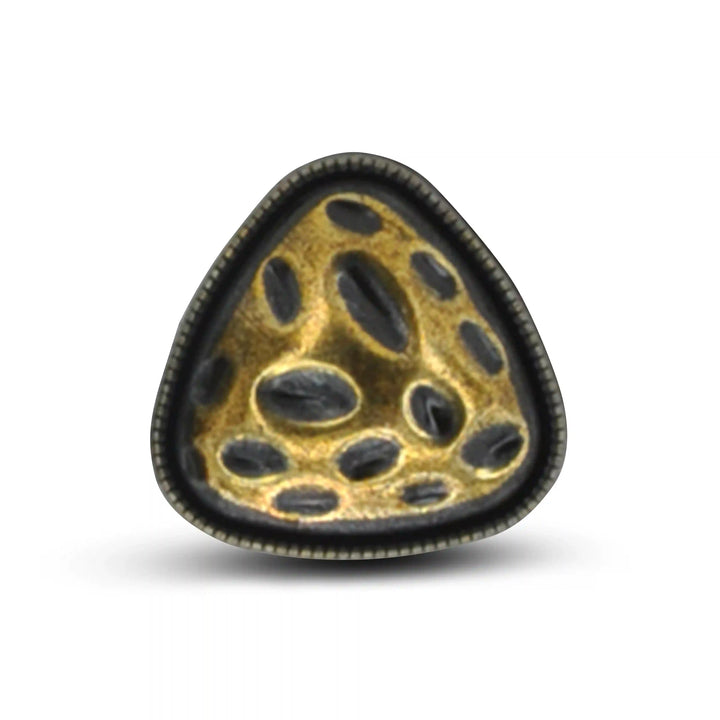 Round Triangle Hammered12mm Shirt Buttons
