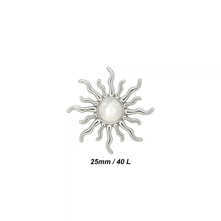Sun Style Metal Buttons | 25mm & 50mm
