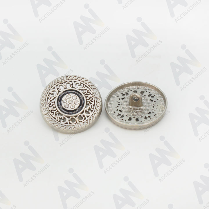 Decorative Gold Buttons for Garments and Accessories