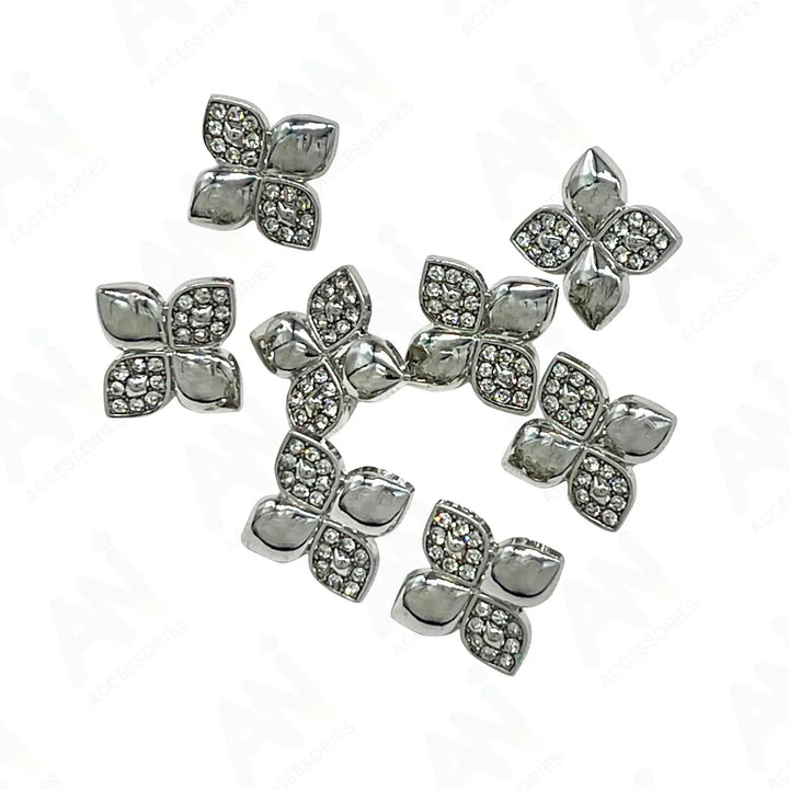 Decorative Flower Buttons for Crafts | 12mm(20L)