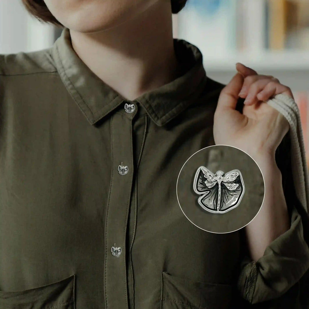 Dragon Fly Shirt Metal Buttons | 12mm & 18mm