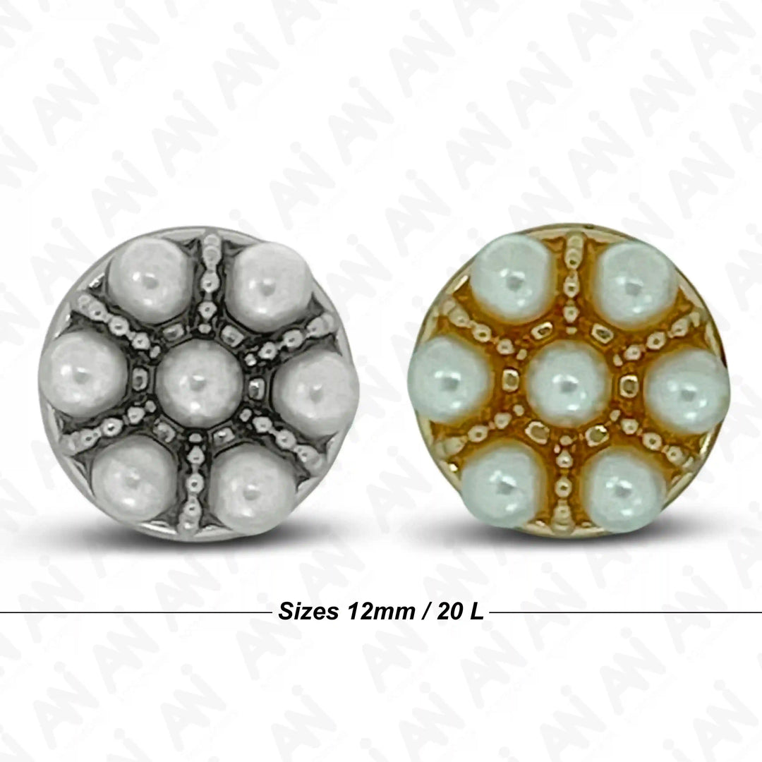 Peral Shirt 12mm Buttons