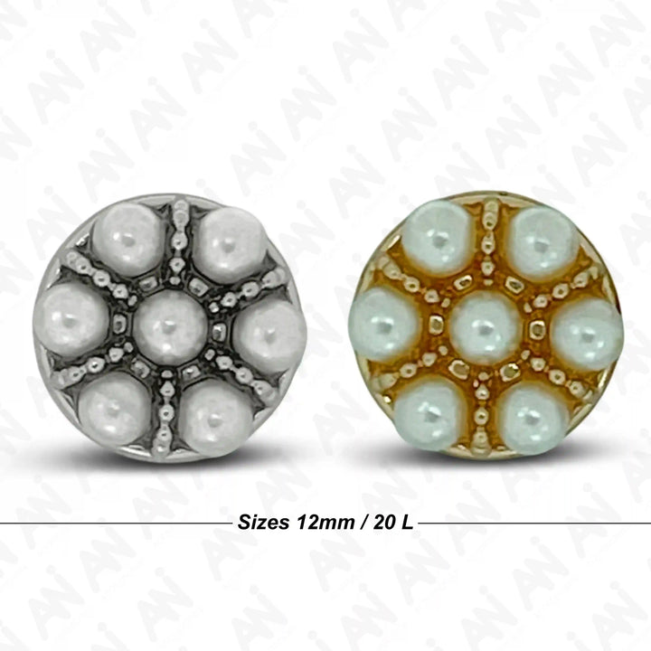 Peral Shirt 12mm Buttons