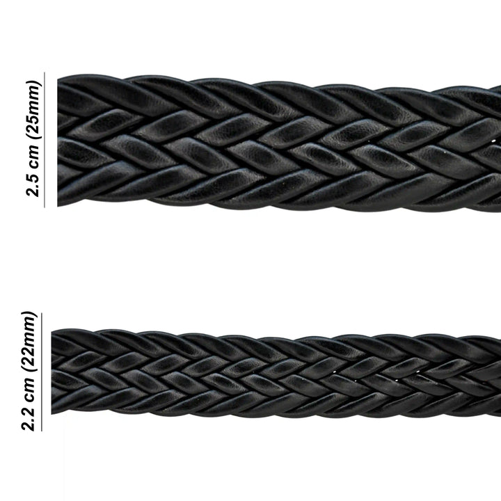 Braided Leather Belt