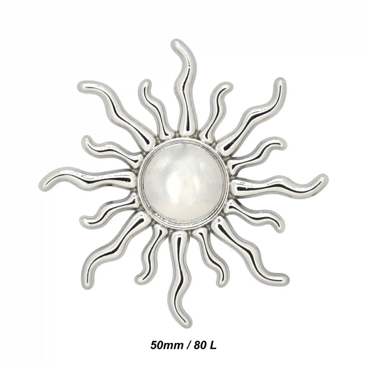 Sun Style Metal Buttons | 25mm & 50mm