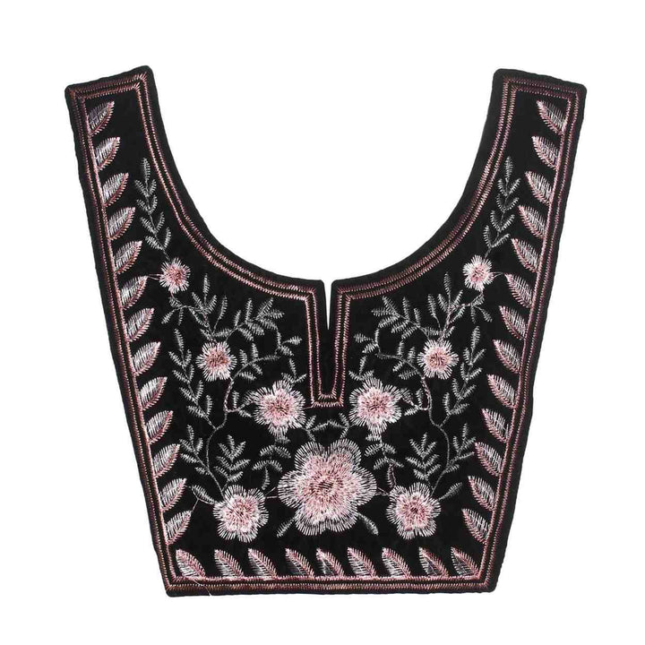 Bold style ethnic neckline with intricate embroidery and striking patterns for festive wear by Ani Accessories