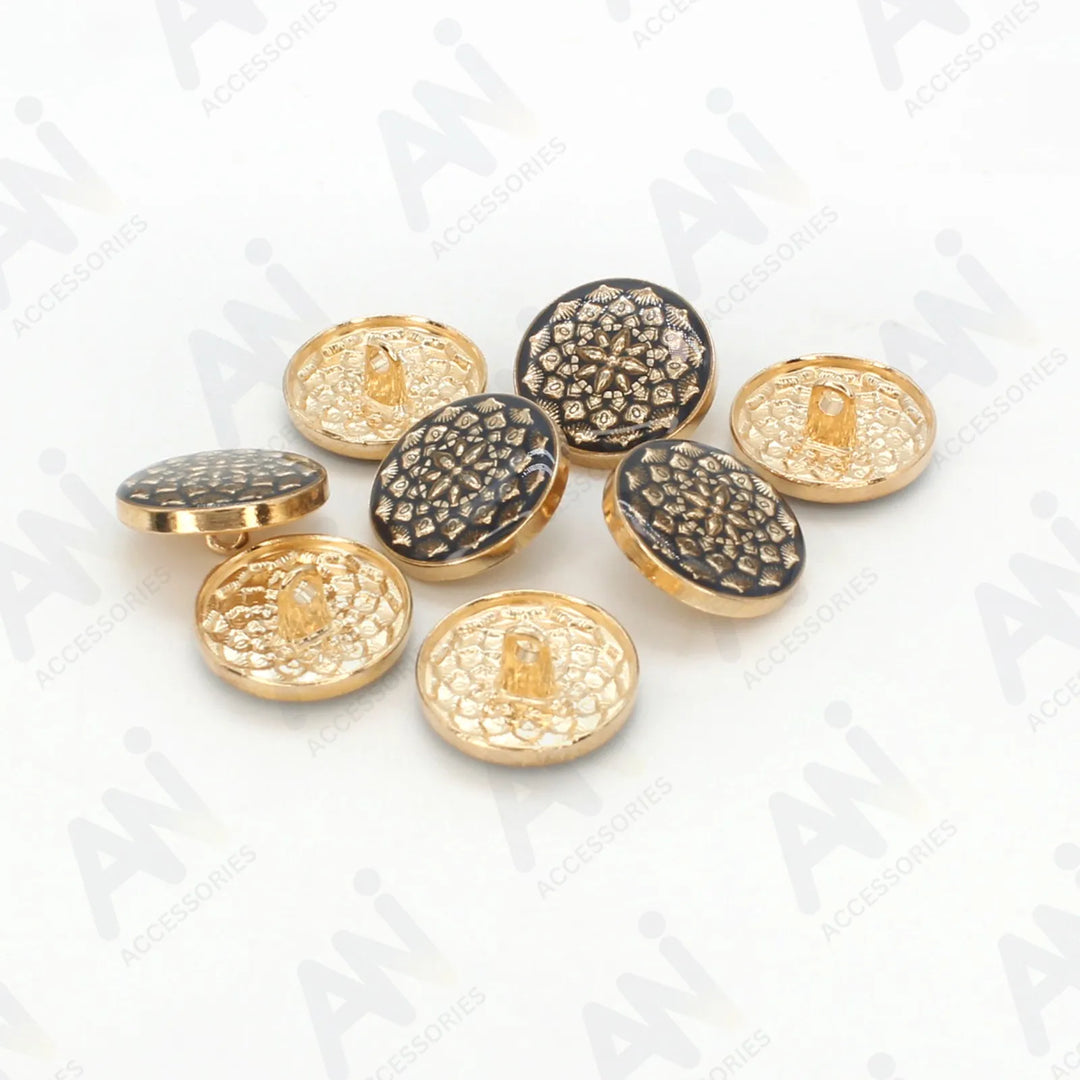 Grey coat pant design with minimal yet elegant shank buttons for a professional look by Ani Accessories