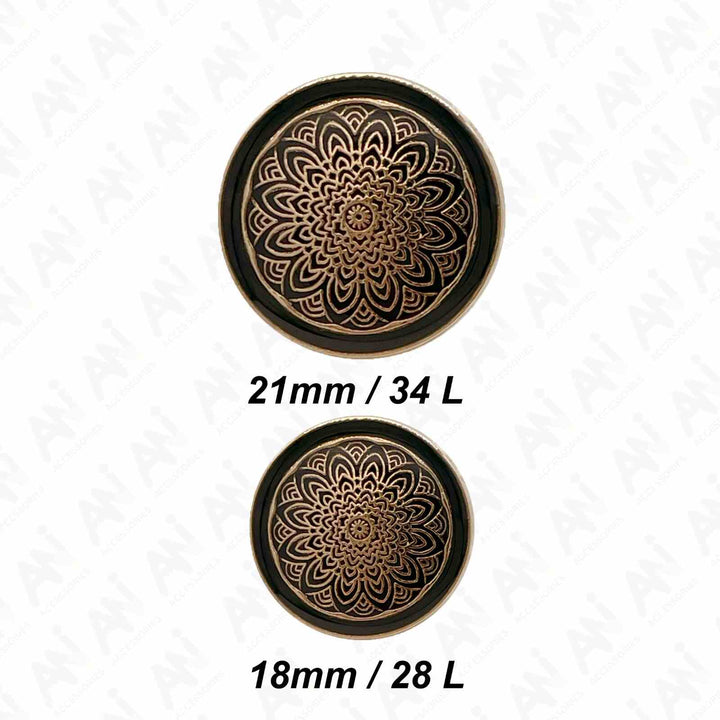 Size of Cosmic Bloom Button 