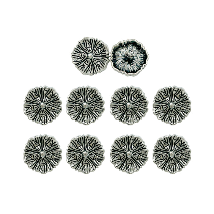 Blooming Beauty Metal Buttons