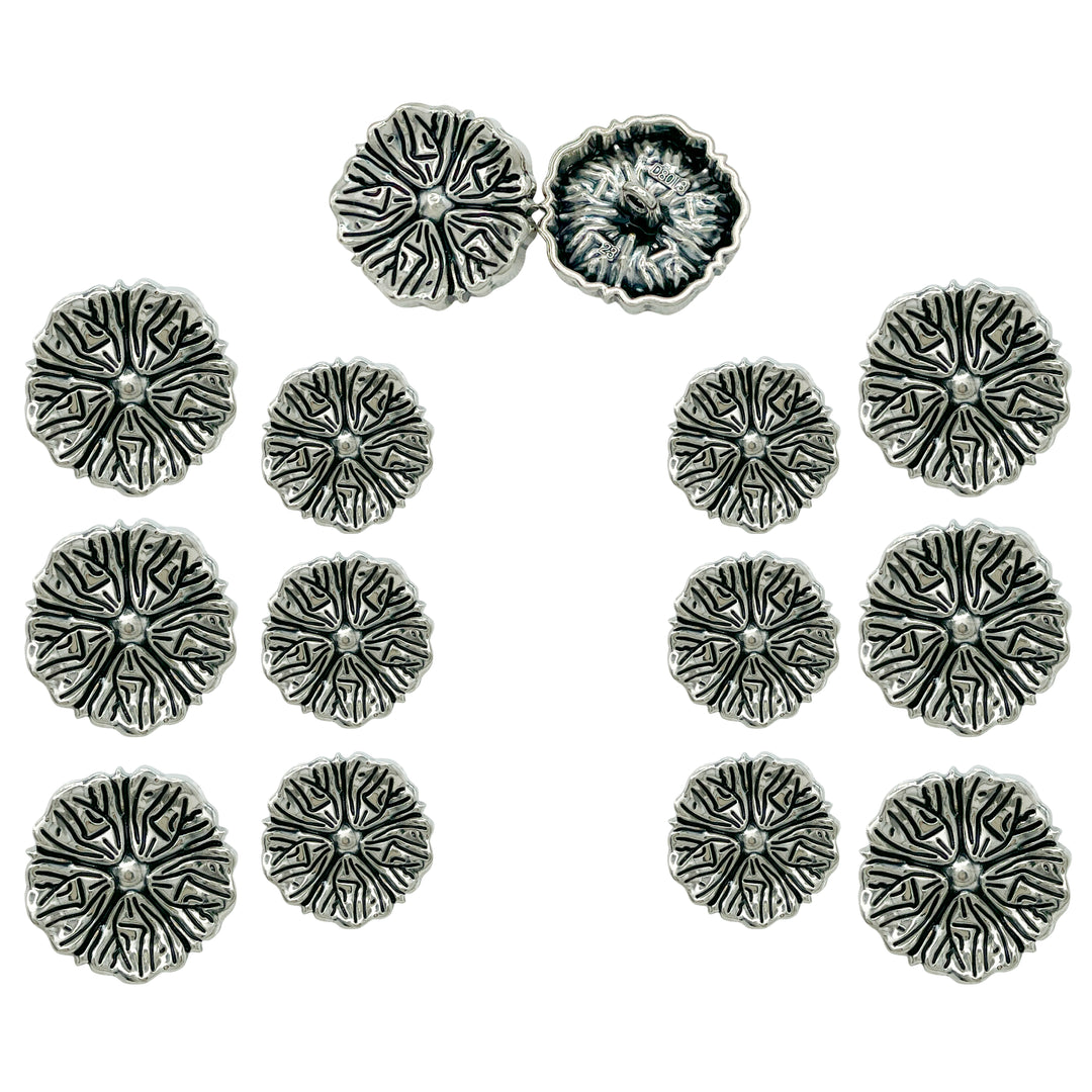 Blooming Beauty Metal Buttons