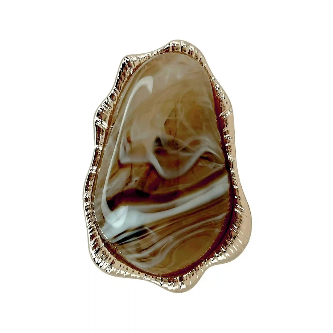 Organic Freeform Oyster Marvel Buckle