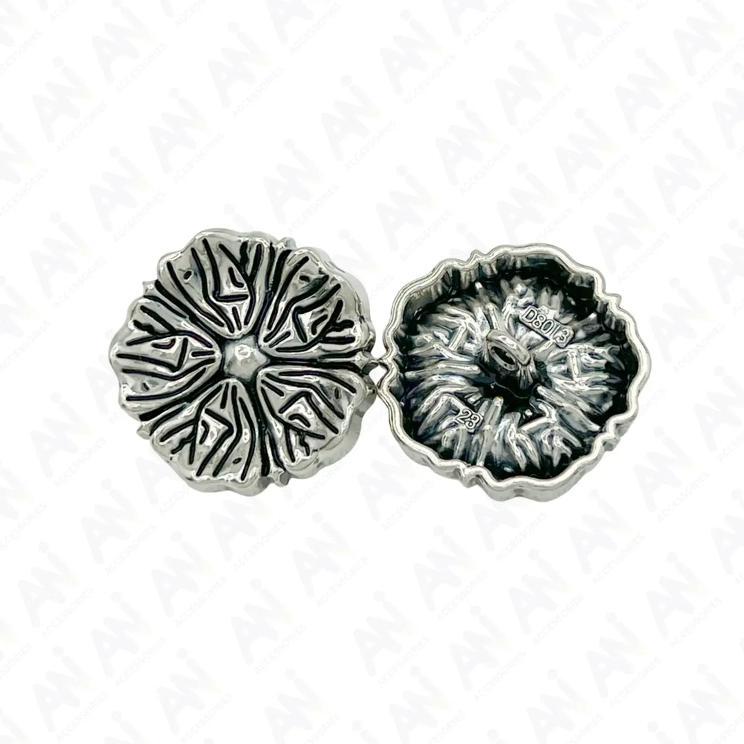 Blooming Beauty Metal Buttons | 18m, 20mm, 23mm
