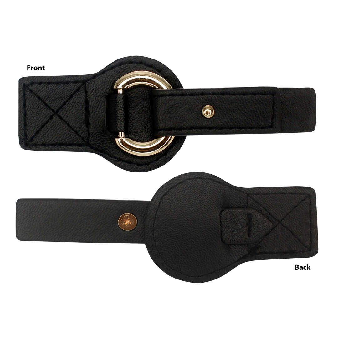 Leatherette Buckle with Ring