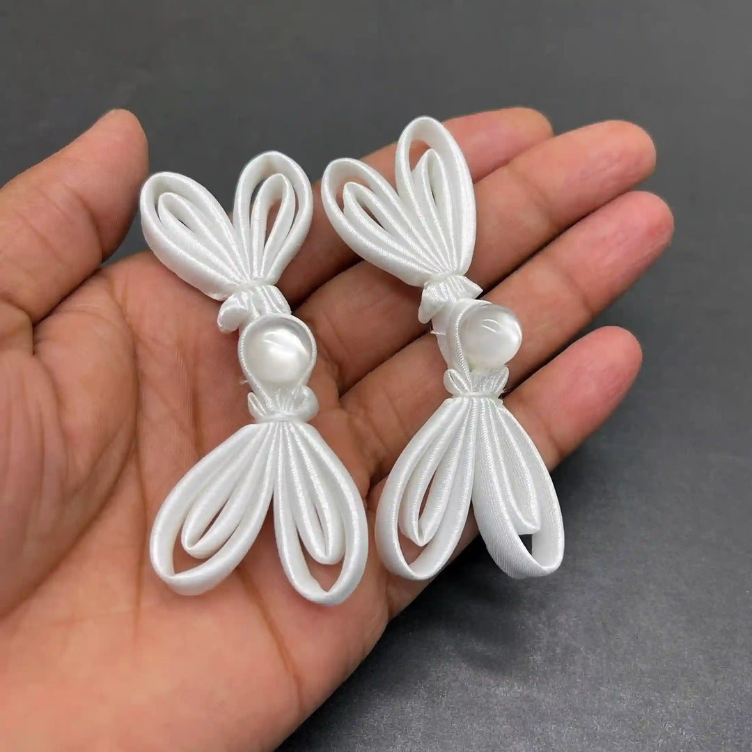 High-Gloss Liquid Ripple Frog Button