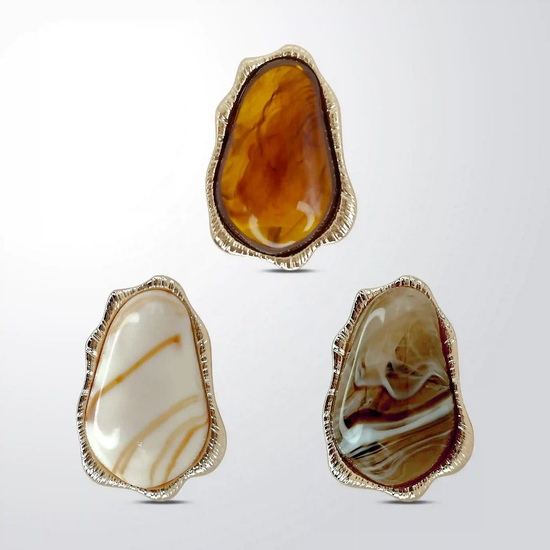 Organic Freeform Oyster Marvel Buckle