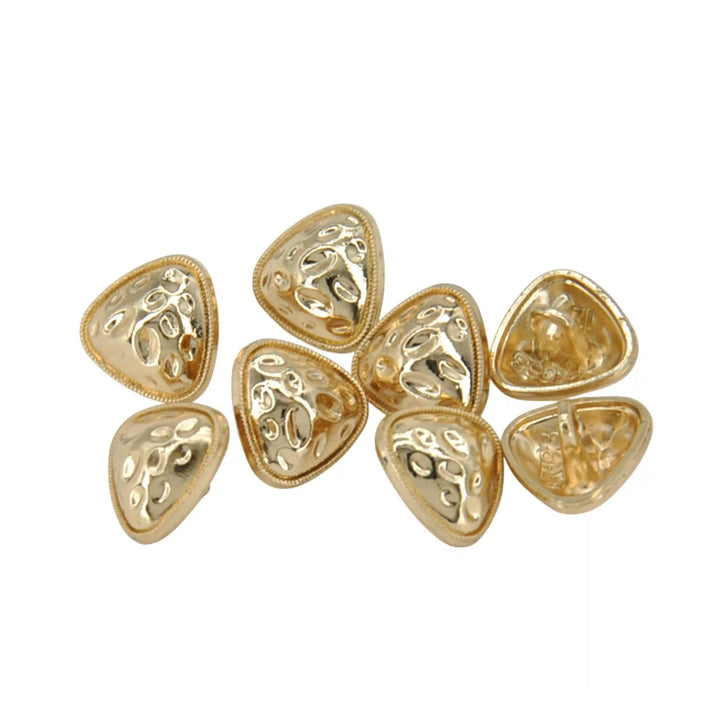 Round Triangle Hammered12mm Shirt Buttons