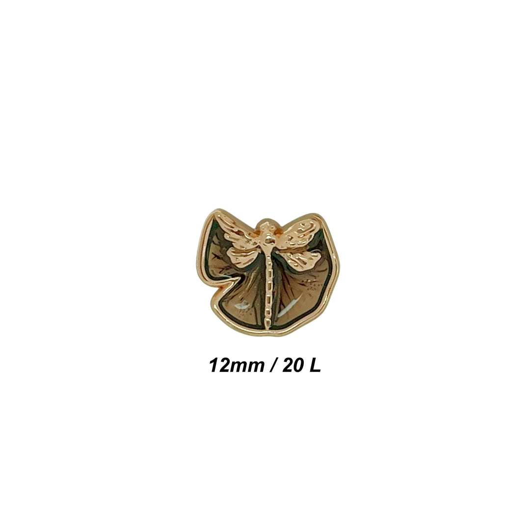 Dragon Fly Shirt Metal Buttons | 12mm & 18mm
