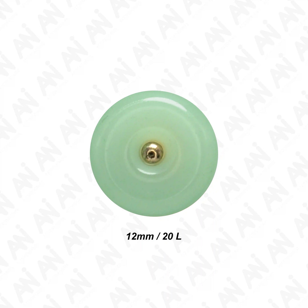Classic Round Resin Shank Buttons | 12mm