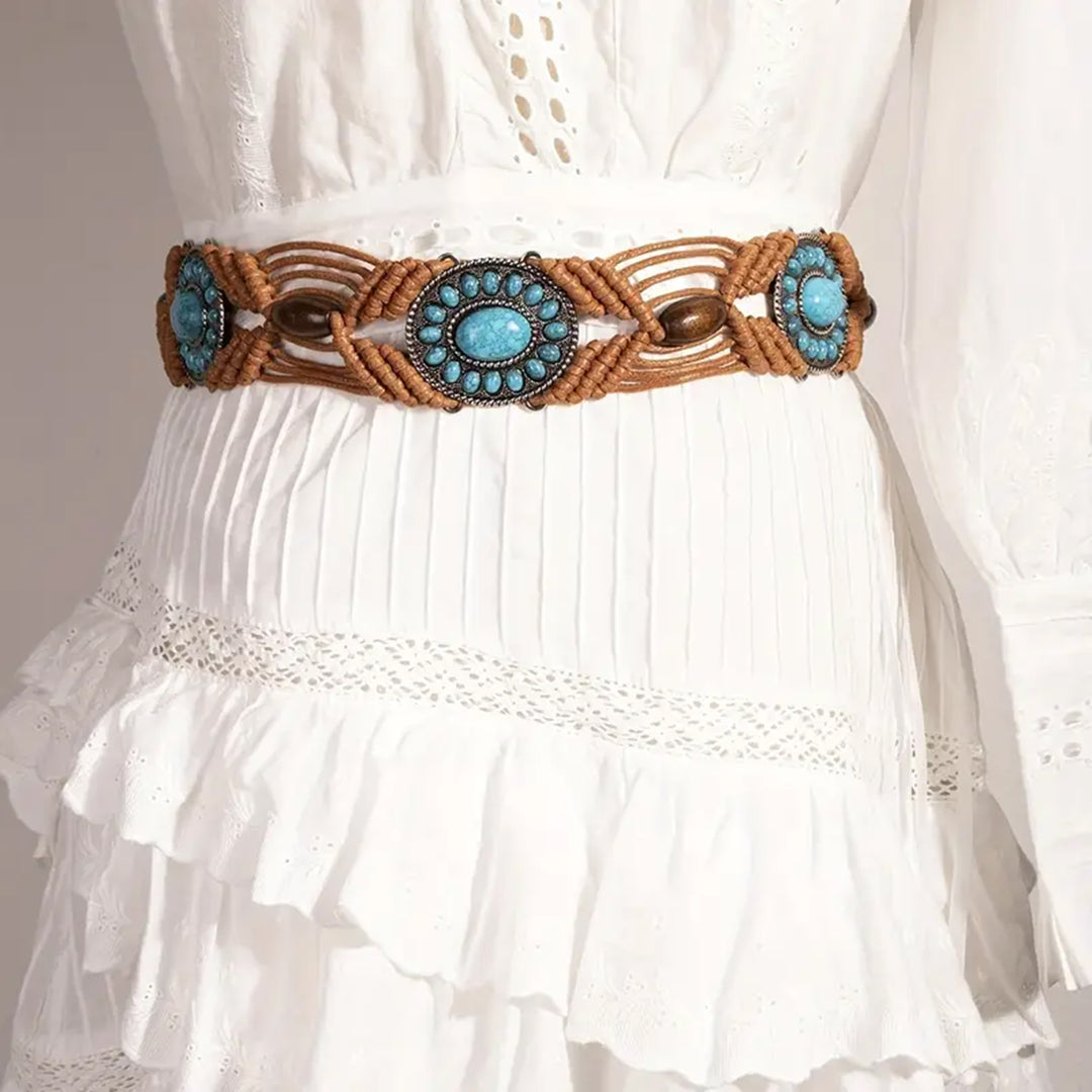 Bohemian braided Macrame belt – Ani Accessories