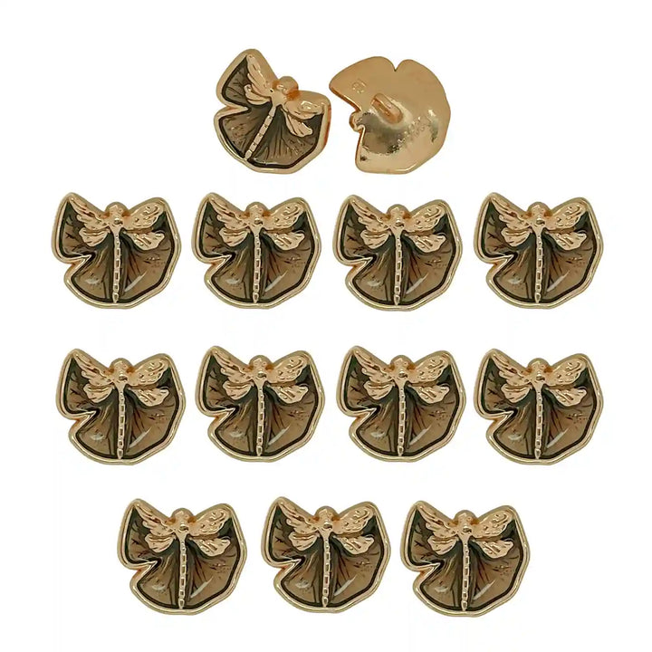 Dragon Fly Shirt Metal Buttons | 12mm & 18mm