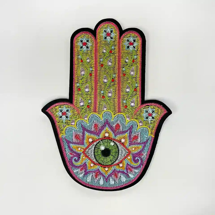 Hand Inspire Eye Sew Hot-Fix Patch