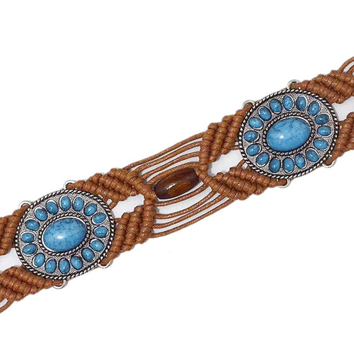 Bohemian braided Macrame belt