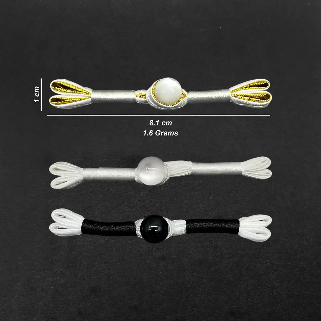 Pearl Frog Closure Buttons