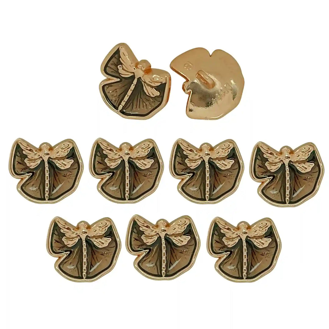 Dragon Fly Shirt Metal Buttons | 12mm & 18mm