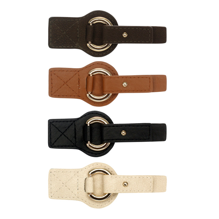 Leatherette Buckle with Ring