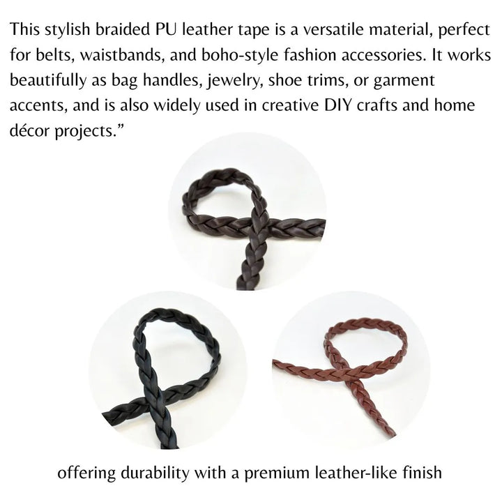 Braided Leather Lace