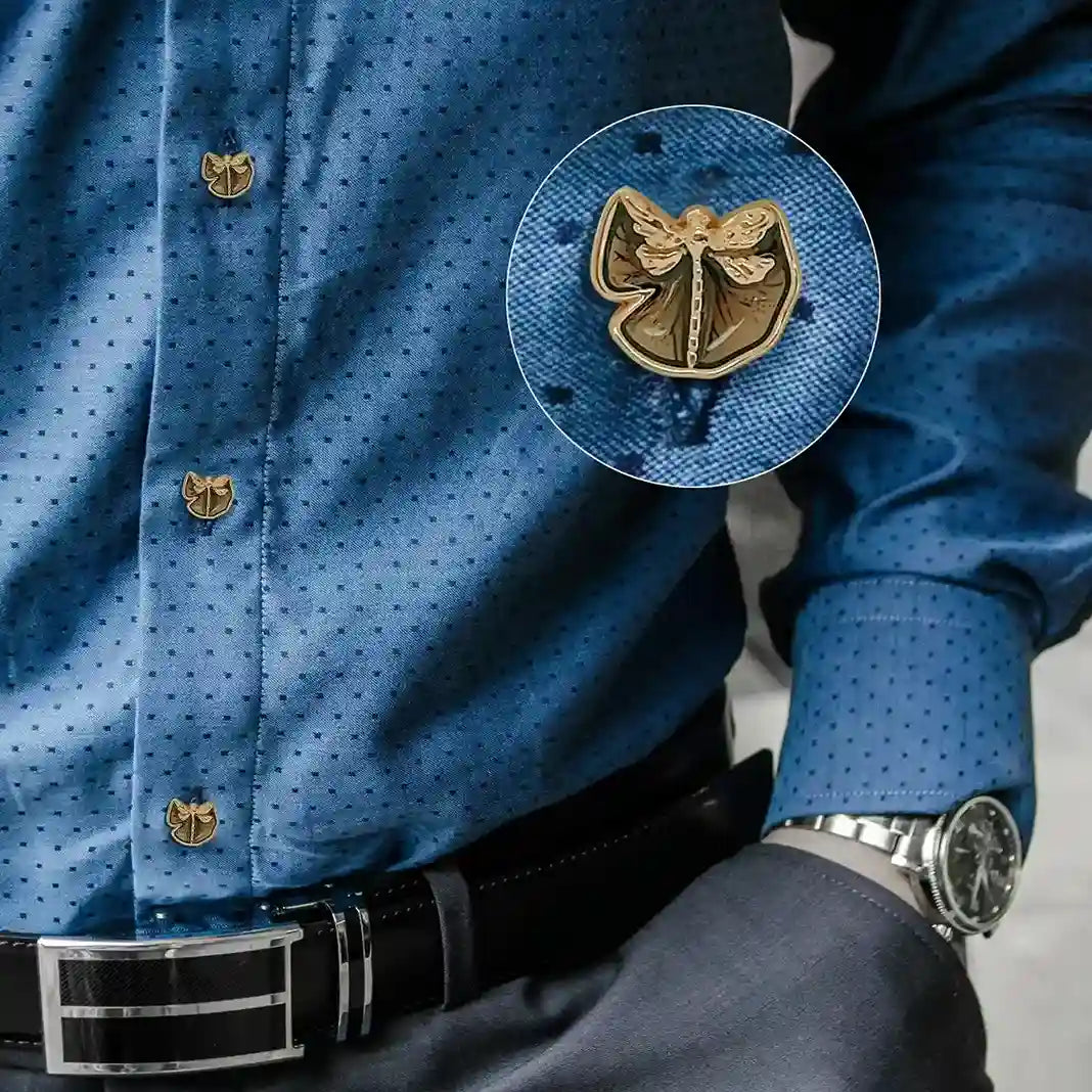 Dragon Fly Shirt Metal Buttons | 12mm & 18mm