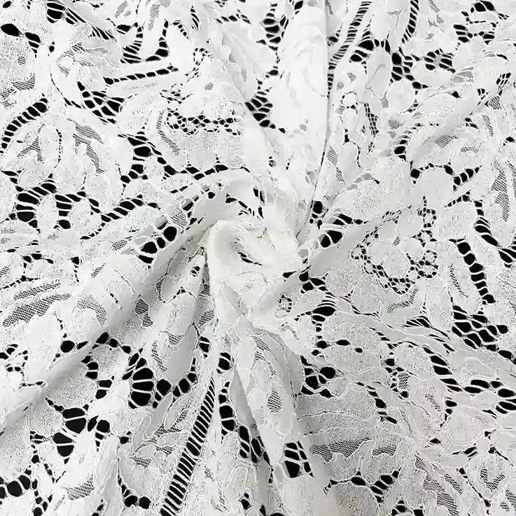 Classic floral Chantilly French lace dyeable fabric 22 inch by Ani Accessories for dresses and accessories