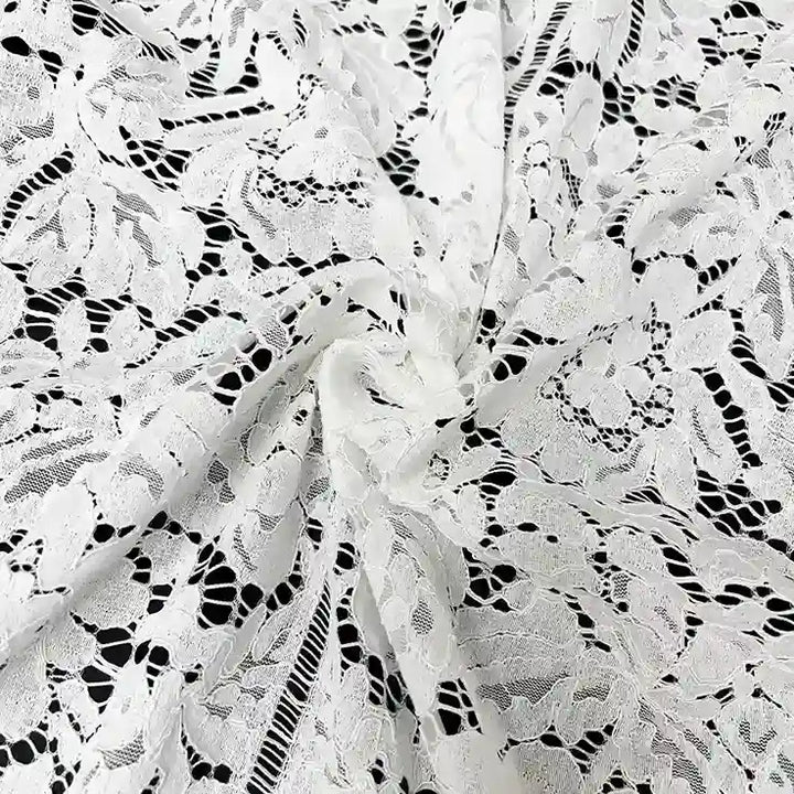 Classic floral Chantilly French lace dyeable fabric 22 inch by Ani Accessories for dresses and accessories