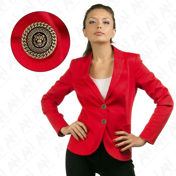 Fashionable metal buttons for coats, blazers, sherwanis, and trendy garments by Ani Accessories, perfect for every occasion