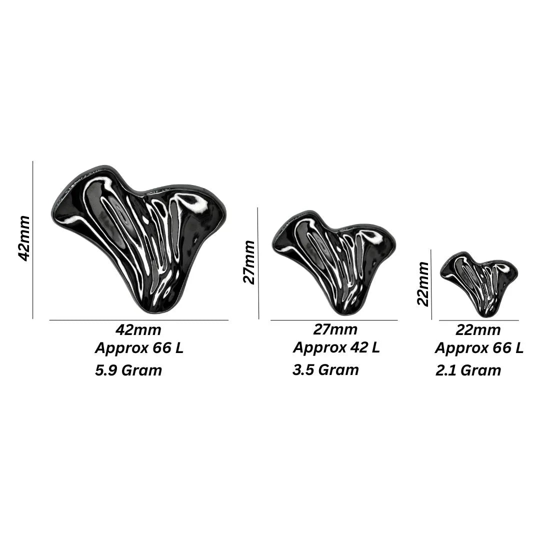 Organic Shape Metal Buttons | 22mm(28L), 27mm(42L) & 42mm(66L)
