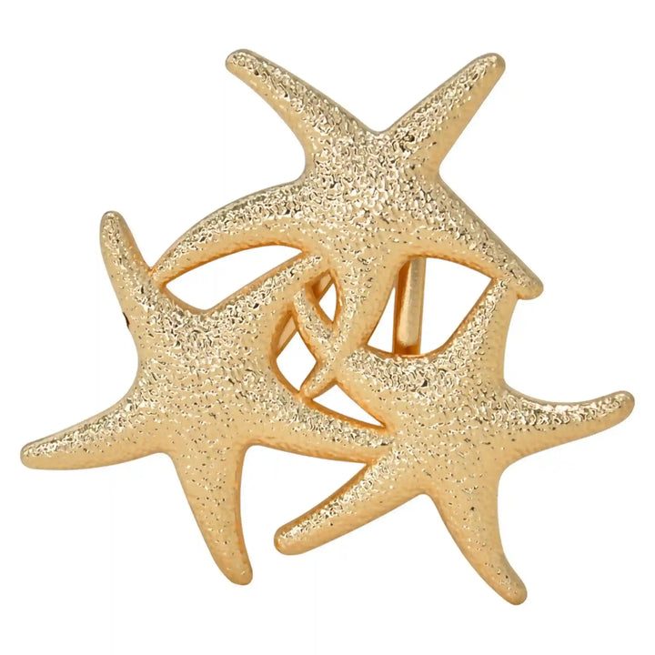 Triple Textured Starfish Buckle