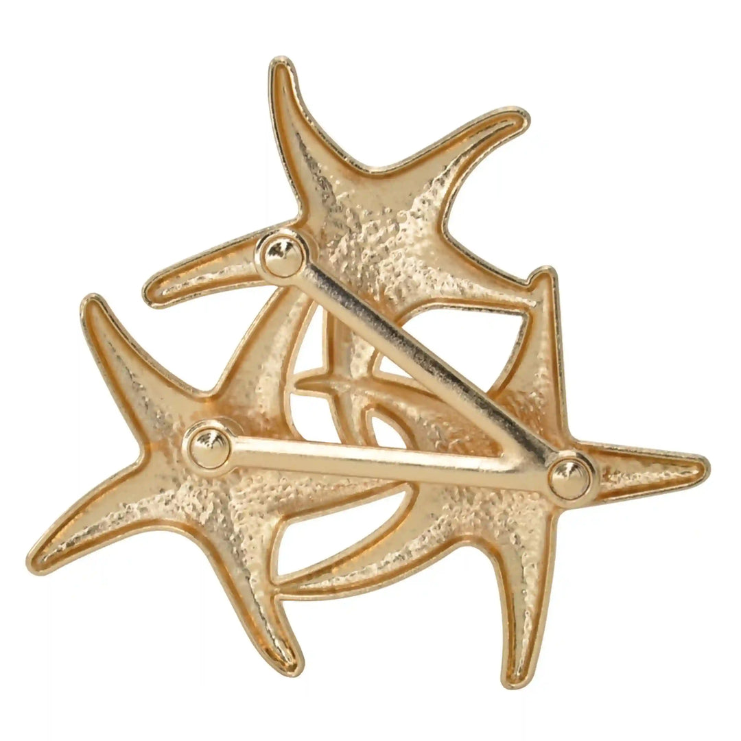 Triple Textured Starfish Buckle