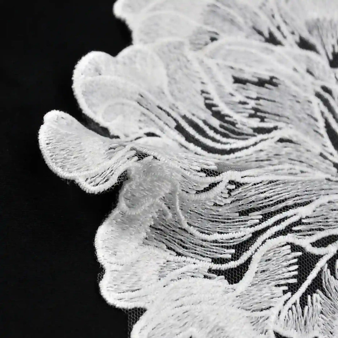 Wavy Floral Cloud Style Sew Patch