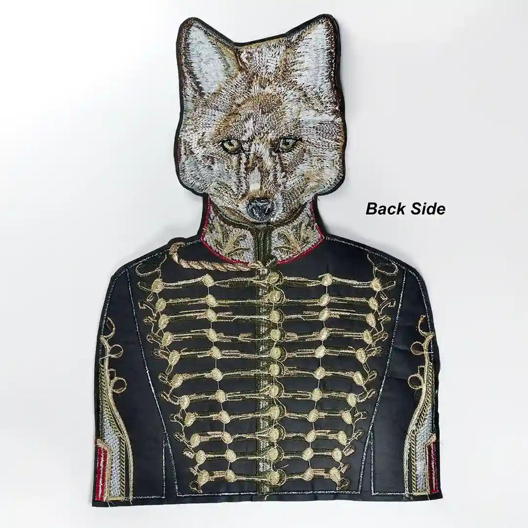 Fox Embroidery Sew Patch