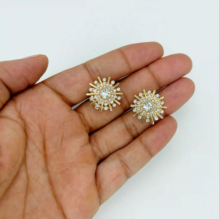 Luxury Rhinestone Button Cover