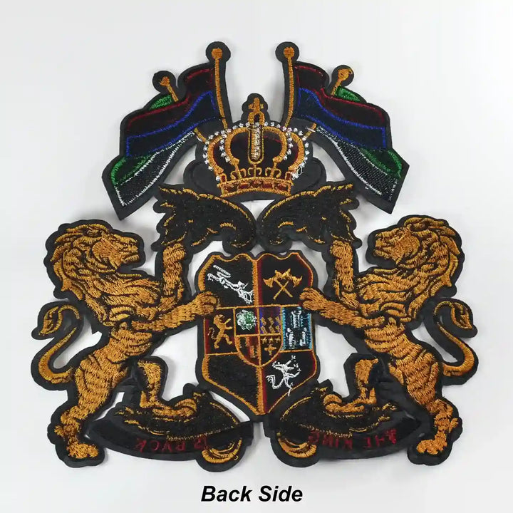 Imperial Lion Crown Sew Patch