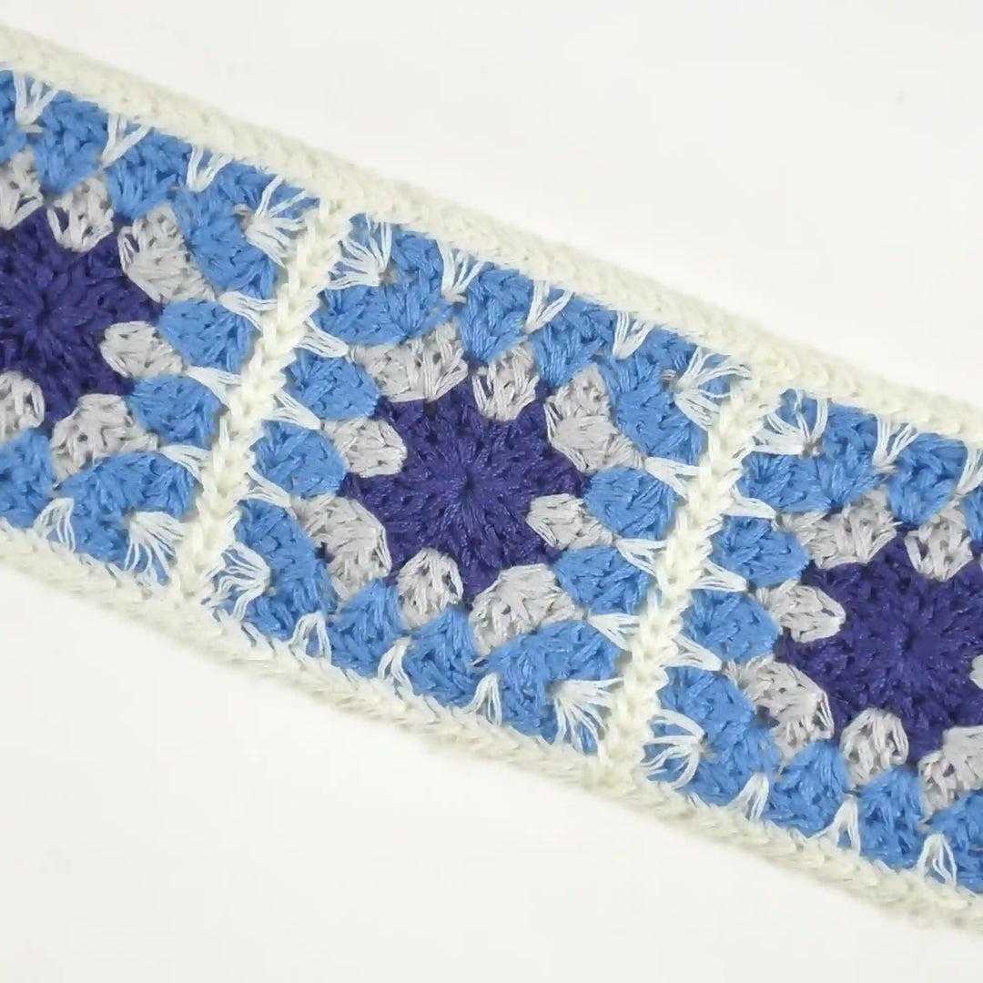 Crochet Square Ribbon Lace