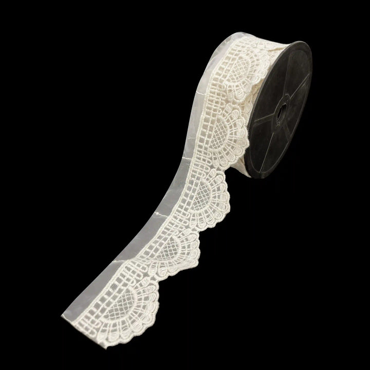Scalloped Organza Lace | 2 Meters | SKU-CE-11